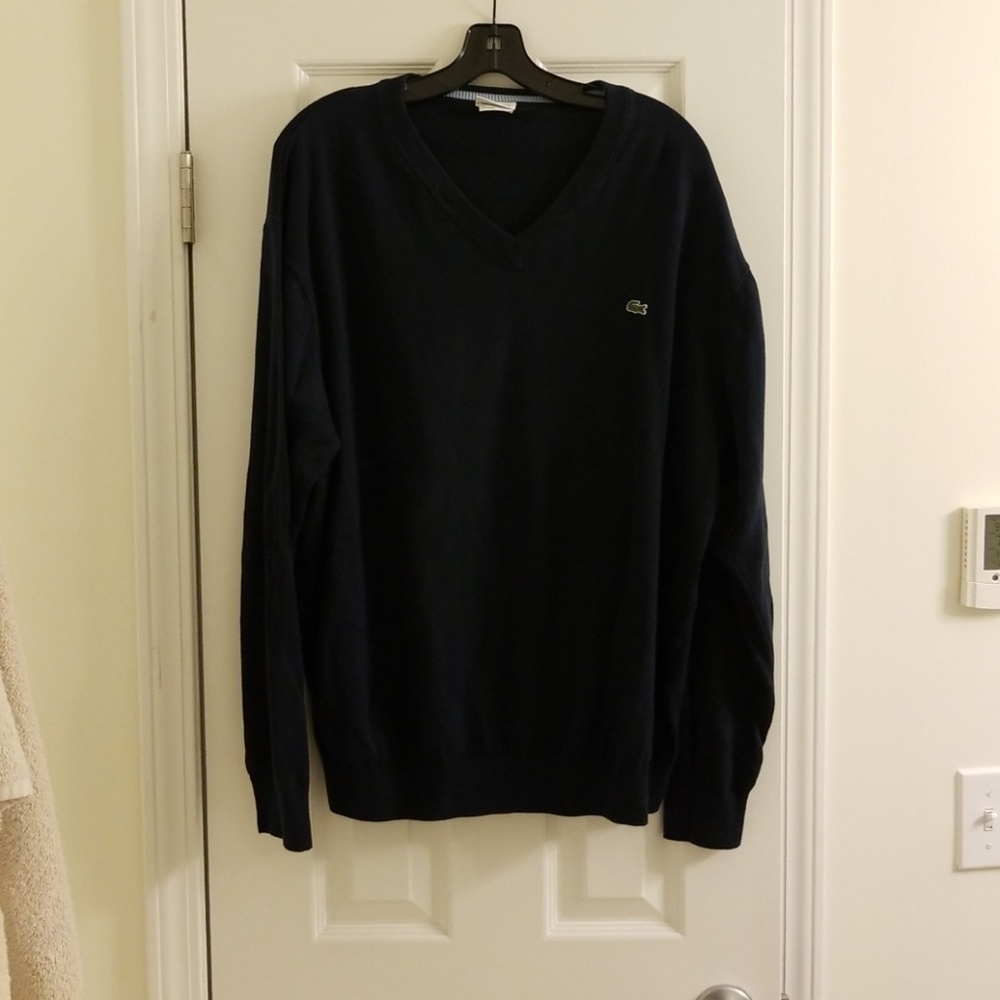 Lacoste sweater navy blue